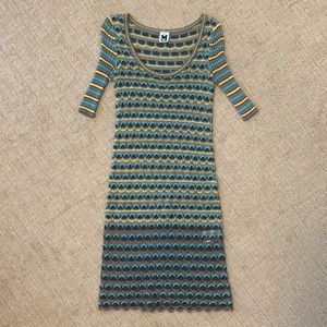 Missoni metallic knit dress
